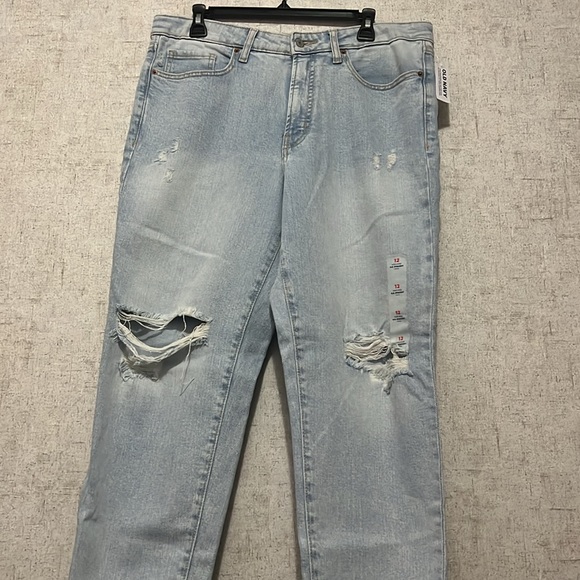 Old Navy High-Rise O.G. Straight Ankle Jeans - Picture 2 of 7